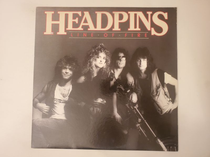 Headpins Line of Fire vinyl record